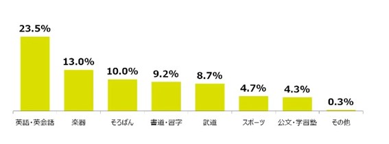 やっておけばよかった習い事